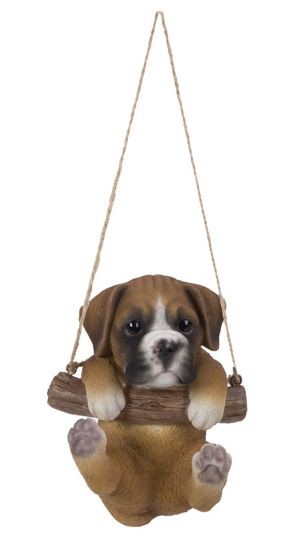Vivid Arts - Rocking Pet Pals Boxer Home or Garden Decoration (RP-BOXR-F)