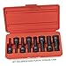 NEIKO 01137B 1/2-Inch-Drive Allen Socket Set, 3-Inch Length, 1/2-Inch Impact Hex-Bit Socket Set, SAE Hex Driver 1/4