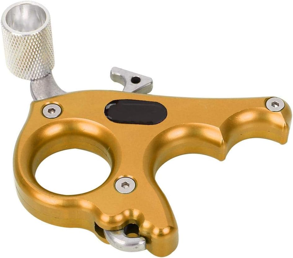 Tihebeyan Archery Release Aids 3 Finger Compound Bow Hinge Release Aid