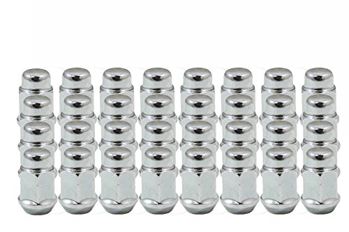 ABN JDM Ultra-Premium Chrome M12x1.5 Wheel/Lug Nuts 1.4â€ Tall, Â¾â€ Hex 32 PACK