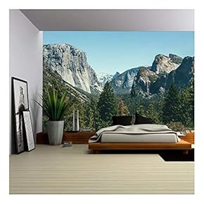 Nature Landscape with Cliffs - Removable Wall Mural | Self-Adhesive Large Wallpaper - 66x96 inches