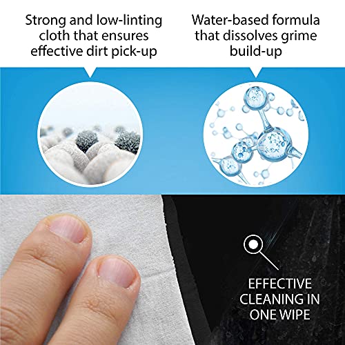 iCloth Screen Cleaning Wipes [XLarge 24 Wipes] Safe for All Screens, ProGrade, Individually