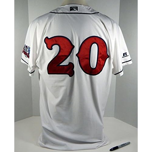 2015 16 Pawtucket Red Sox Keith Couch 20 Game Used White Jersey