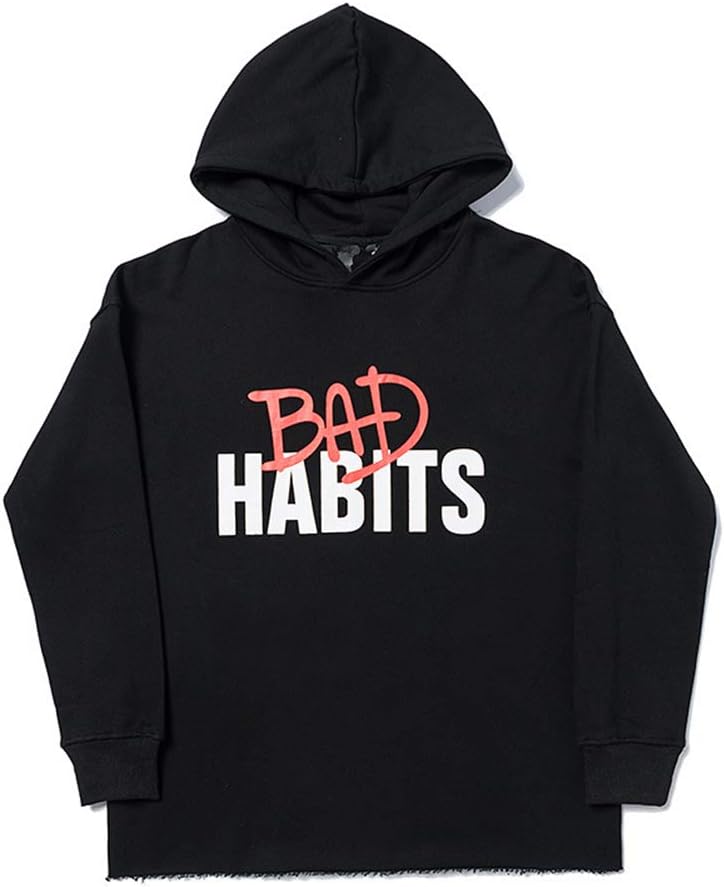 mich V Vlone Graffiti Letter red Big V Casual Hip hop Hoodie for Men and Women