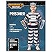 Spooktacular Creations Prisoner Jail Halloween Costume with Tattoo Sleeve, Toy Handcuffs for Kids Toddler Boys Halloween Dress Up Party (Medium (8-10 yrs))