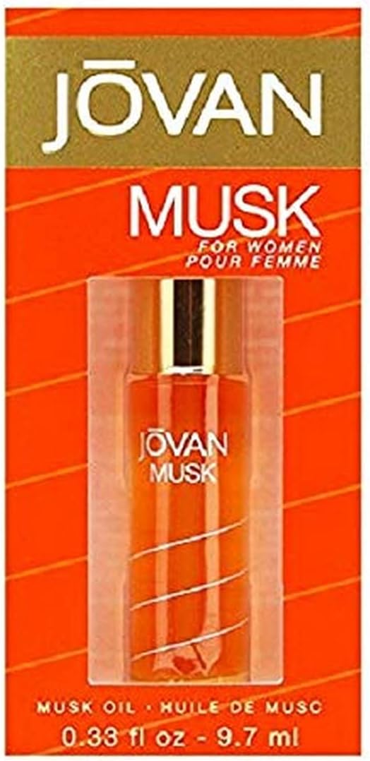Jovan Musk Perfume Oil Pack of 1 x 9.7 ml, Jovan musk for women, 9.7 ml (Pack of 1)