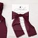 DORIS HOME Burgundy Chiffon Ribbon for Flower Bouquet, 2