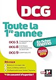 DCG 1ère année en fiches mémo : DCG1 fondamentaux du droit, DCG8 Systèmes d'information de gesti by