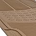 BDK MT-654-BG Beige Heavy Duty Rubber Floor Mat, 4 Piece (for Car Truck SUV Front & Rear All Weather Protection)