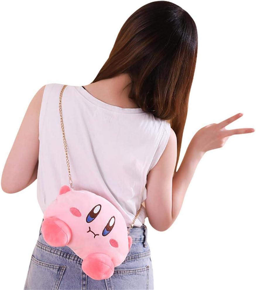 Pink Plush Makeup Cosmetic Storage Cute Handbag Bag Organizer