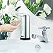 Sharkk Basics Automatic Soap Dispenser 4 Mode Setting Touch Free 8.5oz Bathroom or Kitchen Soap Dispenser with Motion Detection Soap Dispenser