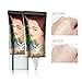 Hunputa Make Up Camouflage Concealer Cream Full Covery Moisturizing Oil-control Waterproof Contour Makeup Face Primer (B)