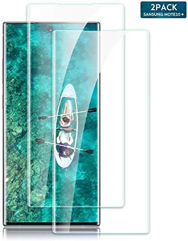 SGIN Galaxy Note 10+ Screen Protector [2 Pack] Premium Tempered Glass Screen Protector Film, No-Bubble, Anti Shatter, Easy Installation, 9H Hardness, for Samsung Galaxy Note 10+
