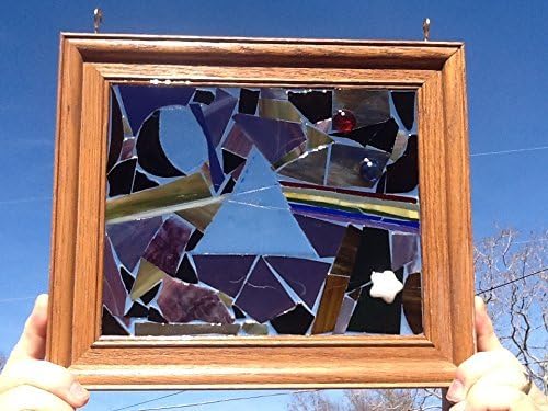 Stained Glass Pink Floyd Window Art Sun Catcher