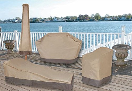 Patio Essentials Waterproof Vinyl Patio Umbrella Cover With Zipper Umbrella Covers