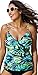 Shore Club Women's Plus Size Margarita Underwire Tie Front Tankini Top