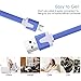 short usb cable, OKRAY 10 Pack Colorful Micro USB 2.0 Charging Data Sync Cable Cord for Samsung, Android Phone and Tablet, Nexus, HTC, Nokia, LG, Sony, Many Digital Cameras-0.66ft (7.87 Inch)