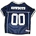 NFL Dallas Cowboys Dog Jersey, Size: X-Small. Best Football Jersey Costume for Dogs & Cats. Licensed Jersey Shirt