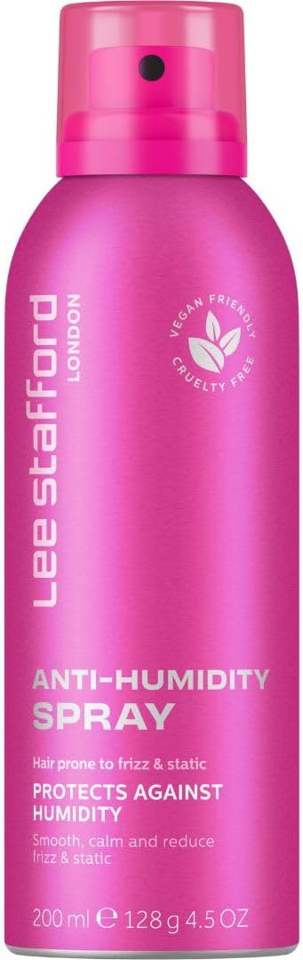 Lee Stafford Anti-Frizz Spray 200ml | Humidity Shine Styling Combats Static