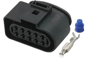 ARETV Auto 10pin Plug 1J0973735 1J0 973 735 Wiring Cable Connecor 493577-1 1813346-1 42121500 With Terminals And Seals(2pcs)