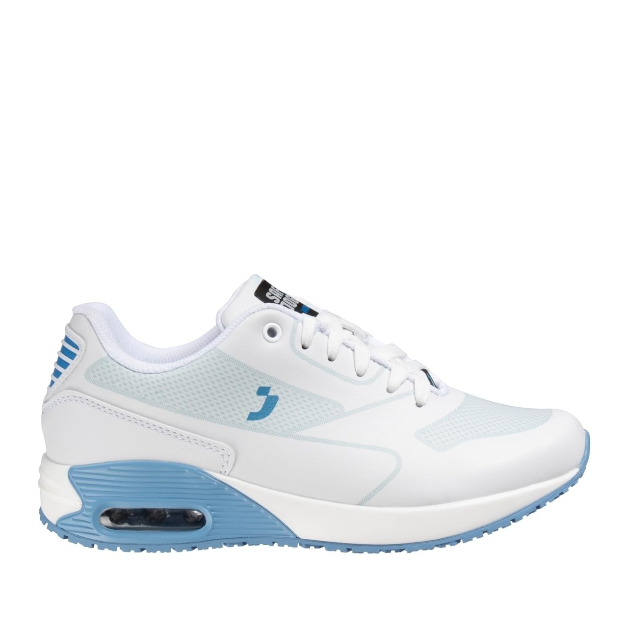 Safety Jogger Work Sneaker Women - Ultra Light Anti Static, Anti Slip Trainer, Ideal for Hospital, Healthcare, Kitchen and Cleaning Staff, Oxypas Ela Light Blue UK 5 EU 38,ElaS3801lbl