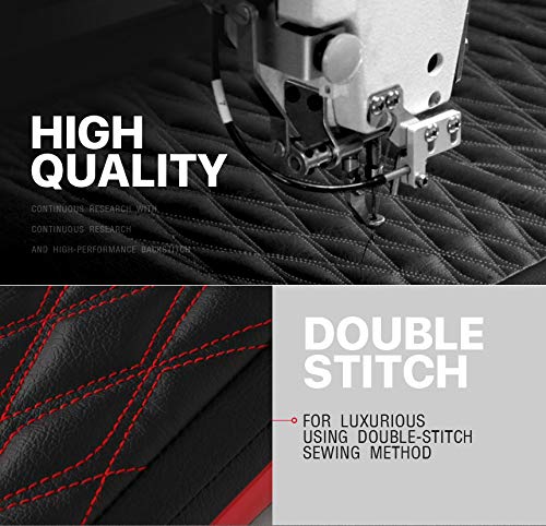 KMMOTORS Quilting Memory Form Officially Licensed Custom Auto Armrest Cushion Center Consoles Rest for Car Motor Auto Vehicle (Artificial Leather) - Thumbnail 4
