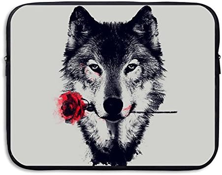 Jess Laptop Sleeve Bag White Wolf Cover Computer Liner Package Protective Case Waterproof Computer Portable Bags