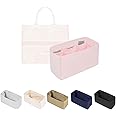 KINGS IN BAG Organizer for Dior Book Tote Medium, Silky Satin Tote Bags Organizer Insert with Multiple Pockets for Storage, Lightweight Shaper for Daily Use (pink, Booktote Medium)