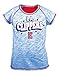 5th and Ocean Youth Space Dye Jersey Short Sleeve Tee with Team Color Glitter