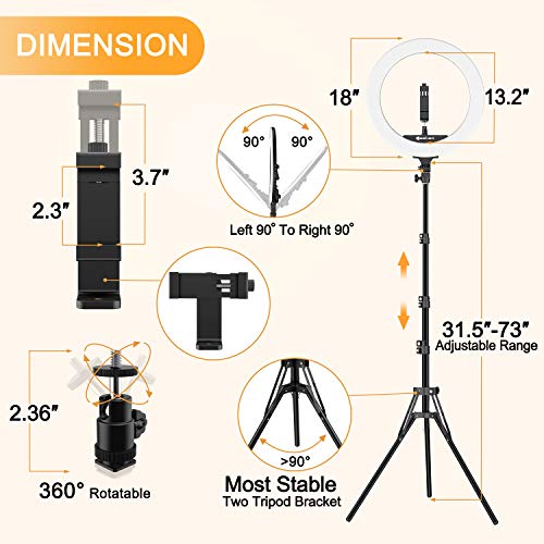 4 Ringlight+Temperature+Ringlights+Cellphone+Portrait