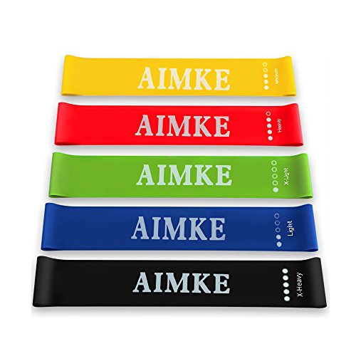 AIMKE Resistance Bands, Resistance Loop Exercise Bands, Durable Pull Up Assist Bands, Stretch Bands for Physical Therapy, Workout Bands Set for Yoga, Home Gym