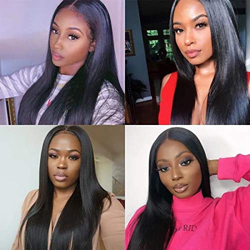 UNice-Hair-Straight-Human-Hair-PU-Fake-Scalp-Lace-Closure-Unprocessed-Brazilian-Remy-Hair-Free-Part-4x4-Lace-Closure-Natural-Color-20inch
