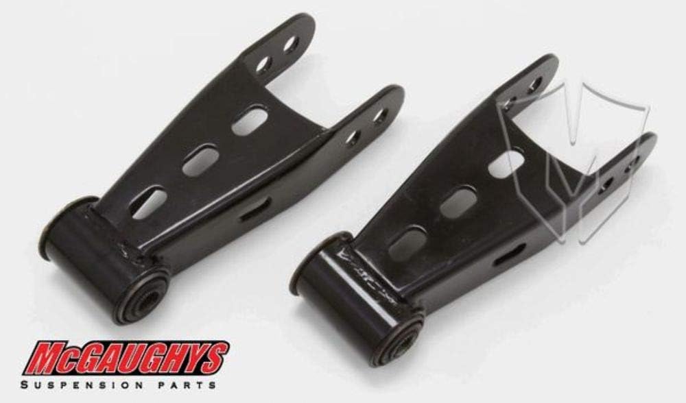 McGaughys Rear Lowering Shackles 1 or 2 Adjustable 1/2 Ton Truck 2WD 4WD 33037 by McGaughys