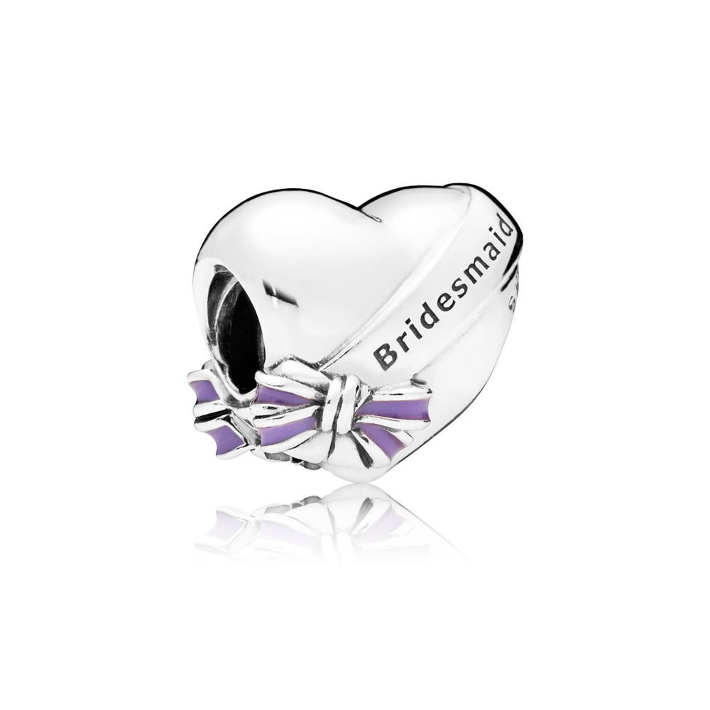 Pandora Women Silver Bead Charm - 797272EN159