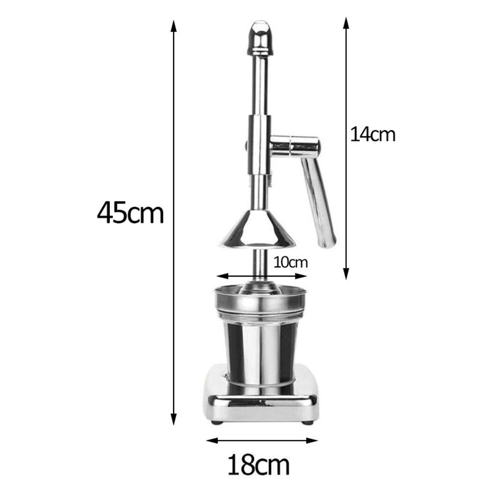 Amazon.com: Citrus Juicer Hand Press, Manual Juicer Extractor, Portable Stainless Steel Hand Orange Lemon Lime Squeezer Press Stand Juicer for Lemons, ...