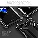 LWGON iPhone 7 Plus Case, Aluminum Metal Shock Proof Frame Bumper Double Color Oxidation Aluminum Metal Case Cover for iPhone 7 Plus (GD Black)