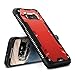 Zizo Proton 2.0 Series Compatible with Samsung Galaxy S8 Plus Case Military Grade Drop Tested with Tempered Glass Screen Protector Black RED