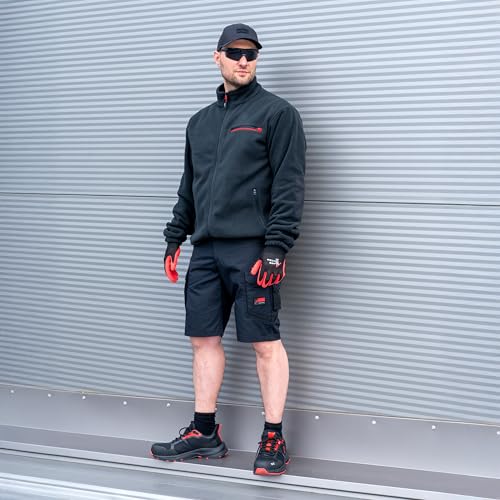 ACE Constructor Men's Work Trousers Short - Men's Work Trousers with Cargo Pockets & Stretch Waistband for Summer