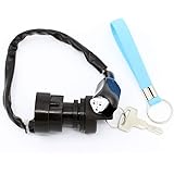 YOFMOOIgnition Key Switch Compatible with Kawasaki KVF650 KVF700 KFX700 KSV700 KVF750 Brute Force Prairie 650 700 750 27005-0019 27005-1230 27005-1267 ATV Bike