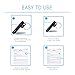 Universal Noise Cancelling Bluetooth Headset with Microphone for Android, iPhone and Leading Smartphones. [Black]