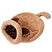 PAWZ Road Cat Sleeping Bag Self-Warming Kitty Sack 20 Inches X 22 Inches- Beige