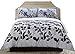 Utopia Bedding 3PC Duvet Cover Set 1 Duvet Cover with 2 Pillow Shams - Comforter Cover with Button Closure - Soft Brushed Microfiber - Shrinkage & Fade Resistant, Easy Care (Queen, Floral)