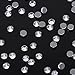 1440 Pieces Hotfix Rhinestones Crystals Hot Fix Clear AB Crystals Round Flatback Gems Glass Stones Crystal Rhinestones Bulk for Crafts Clothing Dance Costumes, 5mm (Clear, 4MM)