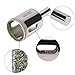 Diamond Dust Drill Attachment Capable Of Drilling 1/2 inches 3/4 inches and 1 inch Hole Ideal For Ceramic Tile Glass Rock Granite Cement Wood Porcelain Set of 3