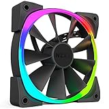 NZXT AER RGB 120mm Fan - 1x 120mm PWM Fan, 500-1500 RPM, Designed for Hue+ Lighting Hub, CAM-Powered - RF-AR120-B1