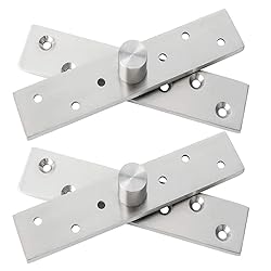 2 Pack Door Pivot Hinge 360°Rotation Hidden Door