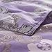 Duvet Cover Set 3-pieces bedding sets Full Queen Size Microfiber , Purple Floral Lavender Boho Bohemia Exotic Patterns Floral Design,Without Comforter (Full/Queen, (1Duvet Cover+2Pillowcases)#02)