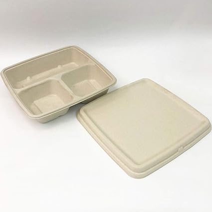 Amazon Co Jp Sabert バガス フードパック235x235x60mm300パック入り エコで丈夫 おしゃれ ホーム キッチン