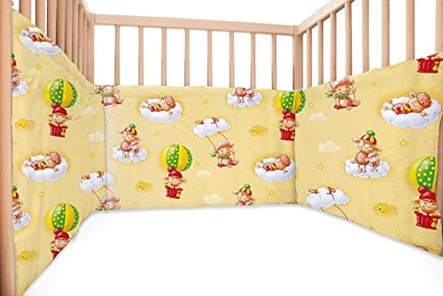 Baby Balloon / SoulBedroom Cotton Cot Bumper Pad Half (210x40 cm)