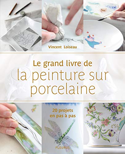 Le grand livre de la peinture sur porcelaine : 20 projets en pas à pas by Vincent Loiseau
